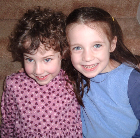 Ella Mathewson and friend Mary